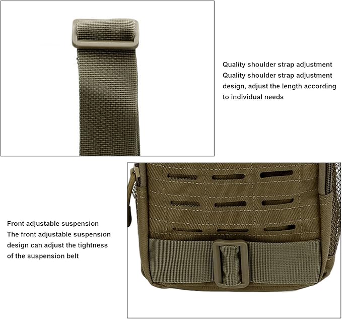 Outdoor Chest Sling BagPack for Camping TravelingWaterproofMultifunction