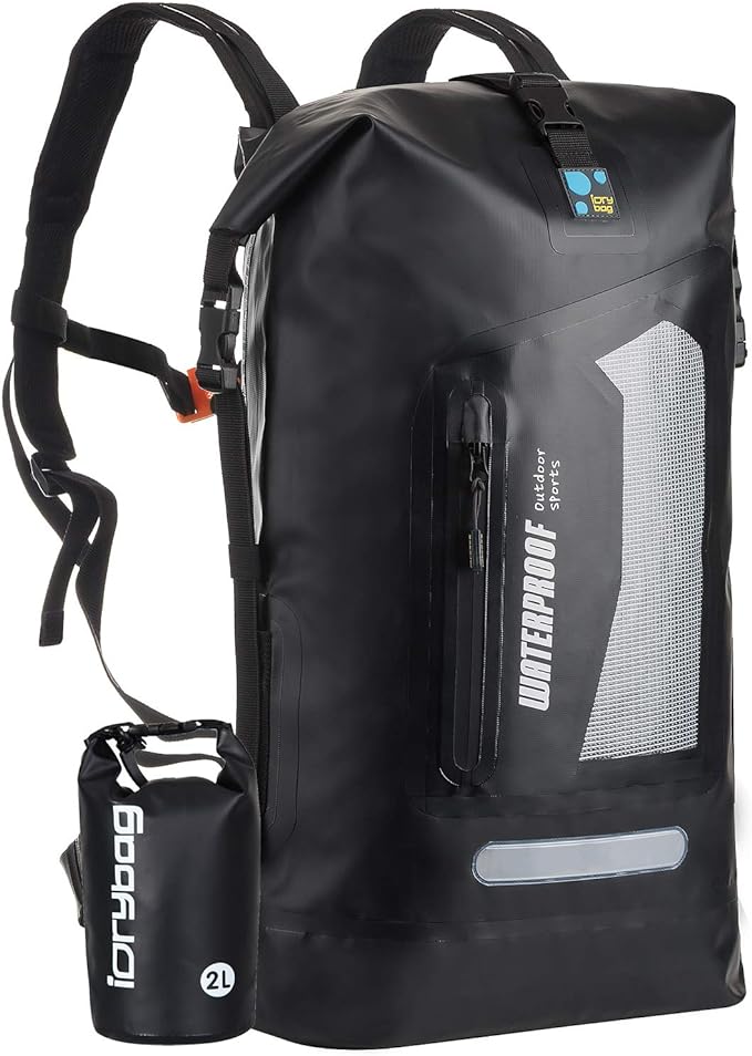 IDRYBAG Waterproof Backpack for Men 20L/30L/40L Floating Dry Bag Kayak Dry Backpack Hiking