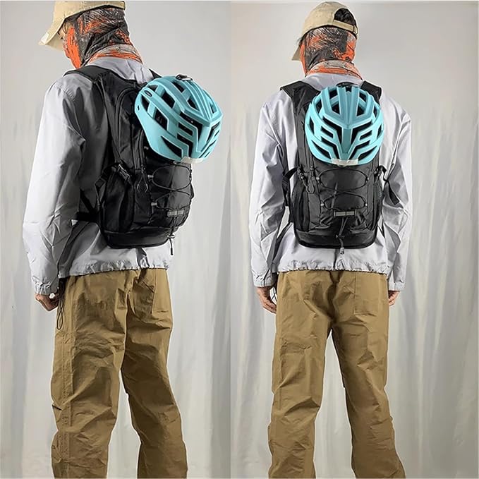 Lightweight Cycling Hydration BackpackLarge Capacity Pack for TravelHikingClimbingSkiingRunning Daypack for Men Women (Black)