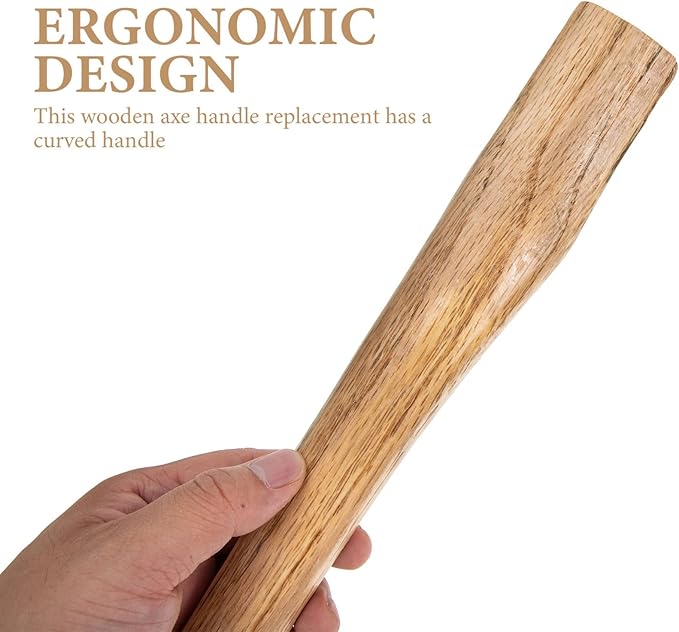 Wood Replacement Handle for Camp 14.6 Inch Hatchet Handle Replacement Hickory Hatchet Handle Replacement 37x4.5cm