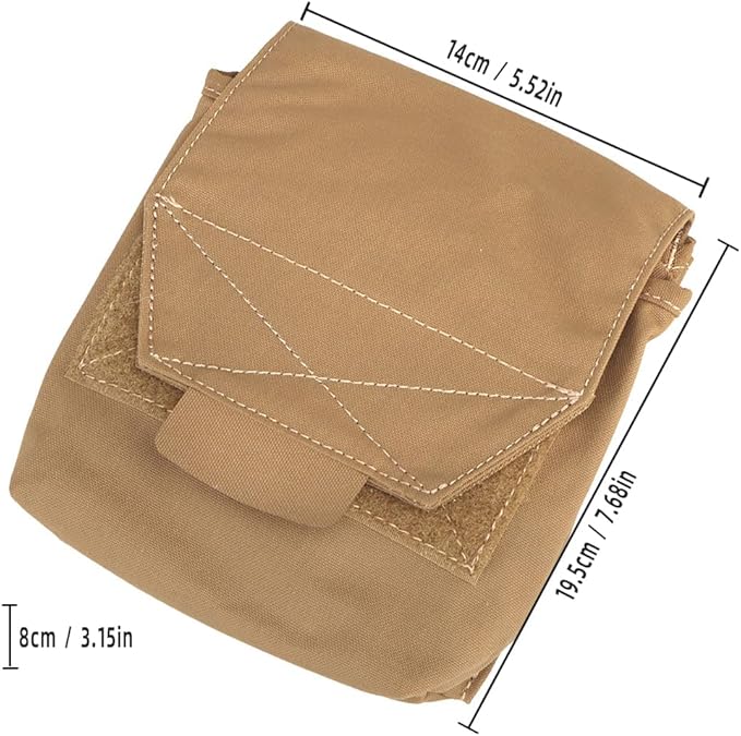 Tactical MOLLE 9MM/5.56 Mag PouchMultifunctional Groceries Pouch Military Utility Waist Bag Mobile Phone Fanny Pack for Vest Belt