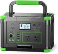 1000W Portable Power Station 999Wh 110V Pure Sine Wave AC Outlet (2000W Peak) 60W PD USB-C &amp 10 Ports Solar Generator for Home Backup Outdoor Camping RV Emergency Off-Grid Living