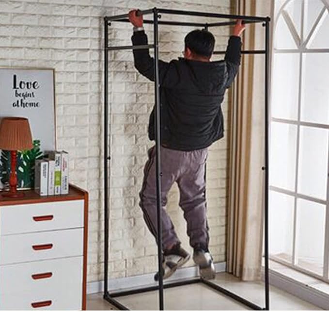 Motive Fitting Room Portable Camping Shower Locker Room Adding Thick Padded Pipe Load 120kg Used in Clothing Stores Office Outdoor Camping Shower Bathroom Locker Room (I 80x80x200cm)