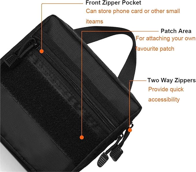 Tactical Admin Pouch Everyday Carry EMT Utility Pouch Molle Modular Utility Pouch