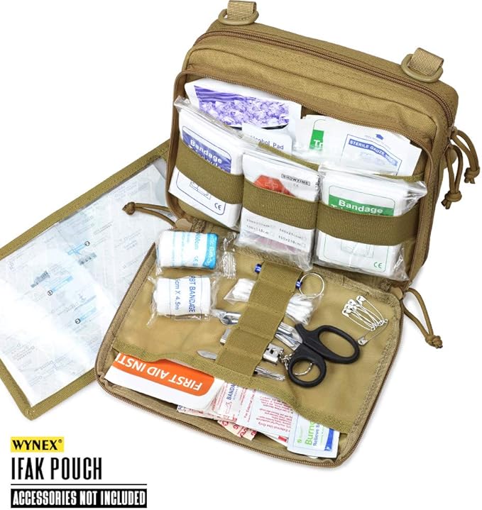 WYNEX Tactical Molle Chest Rig - EDC Chest Pack Recon Kit Bag Utility Pouch Medical Pouch