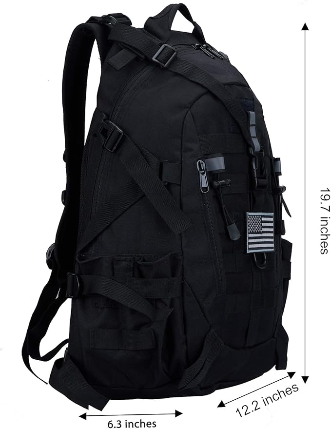 Tactical Backpack Military Molle Bag Camping Trekking Fishing Gym Traveling Motorcycle Hiking Daypack