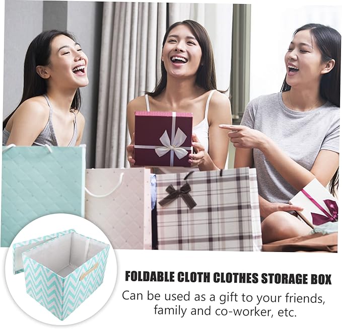 STOBAZA 1pc Square Storage Organizer Fabric Cube Box Collapsible for Clothes Home Use Toys Bags Space-saver