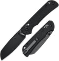 CJRB Lyrid Folding Pocket Knife 3.15'' AR-RPM9 Steel Blade with G10 Handle Crossbar Lock Sharp EDC Knife for Men Women Camping Survival Hiking(J1953 Black)