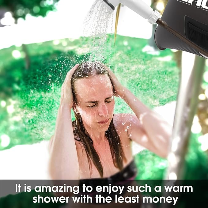 Solar Showers3rd Generation Outdoor Shower BagA Model of Durability4 Gallon/15L- Portable Shower for CampingCamp Shower kit with hot Water.