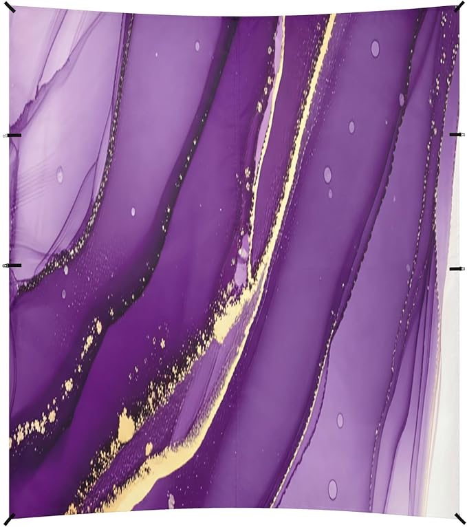 xigua Purple Texture Beach Tent Sun Shelter with Carrying Bag - Silver Coated Oxford Fabric Beach Canopy for Beach Camping Fishing - Includes Windproof Ropes Sandbags &amp Stakes