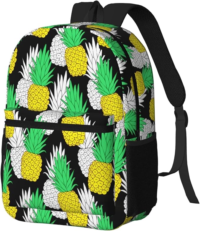 pineapple2 Backpack Multipurpose Shoulder Bag Capacity Gym Outdoor Hiking Travel Camping Gym Daypack 17in