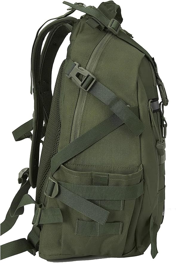 QT&ampQY 35L Military Tactical Backpack Large Army Rucksack Molle Bug Out Bag Assault Pack Outdoor Camping Hunting Laptop Daypack