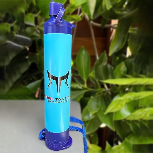 Water Filter Straw - Portable Water Filtration System for Safe Drinking Water Filter for Outdoor Activities Emergencies TravelCamping Survival Hiking Backpacking