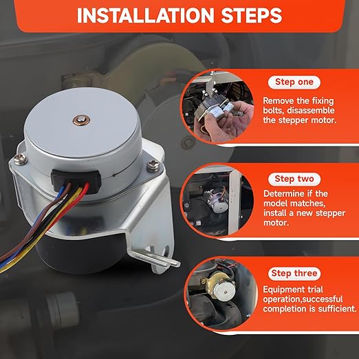 0G6453 Stepper Motor Assembly- GTH990 HSB Stepper Compatible with Generac Guardian GTH990 HSB GTH999 (990 992 999 Series)