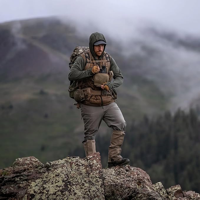 Eberlestock Recon Modular Bino Pack - Advanced Binocular Harness System with Customizable Attachments