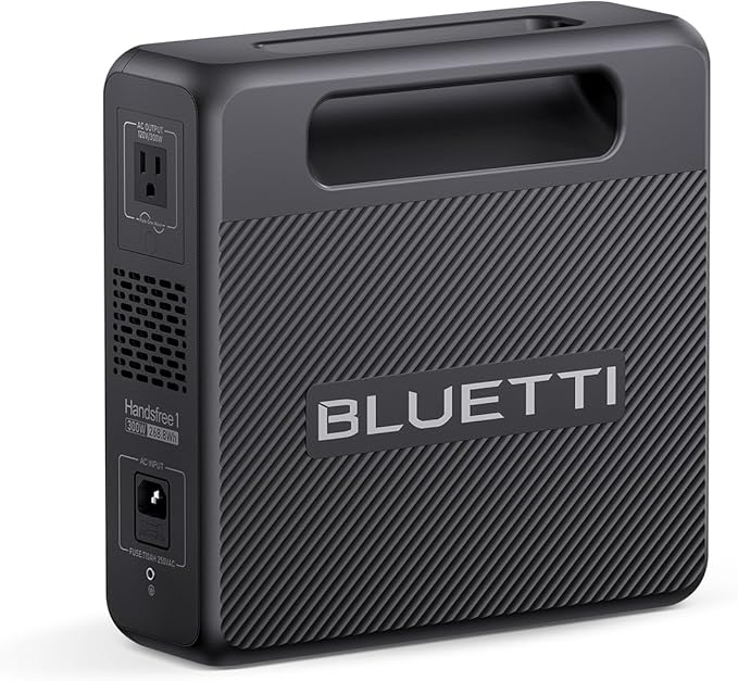 BLUETTI Handsfree 1 Portable Power Station 268.8Wh 300W Solar Generator 5 Output Ports LiFePO4 Battery Backup for Camping Drones Photography (Backpack Not Included)
