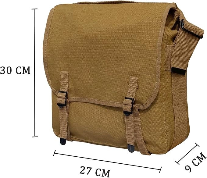 WW2 US M1941 Knapsack Vintage Canvas Khaki Field Bag Handbag WWII M-1941 Cargo Pack