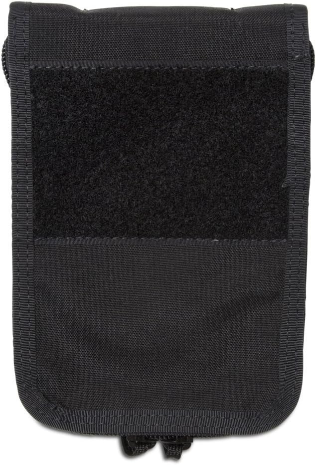Tactical 4x6 Notepad Cover System Zippered with 4 Pleated Pen/Marker Slots | Fits Notepad 4x6 in Size