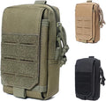 Tactical MOLLE Multifunction Nylon Everyday Carry Utility Organizer Phone Pouch Waist Bag for 5.5–6.7 in Smartphones