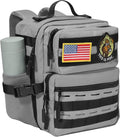 9L Mini Tactical Backpack for Men WomenSmall Military Tactical Backpack for SportGymHikingTravelCamping (Gray)