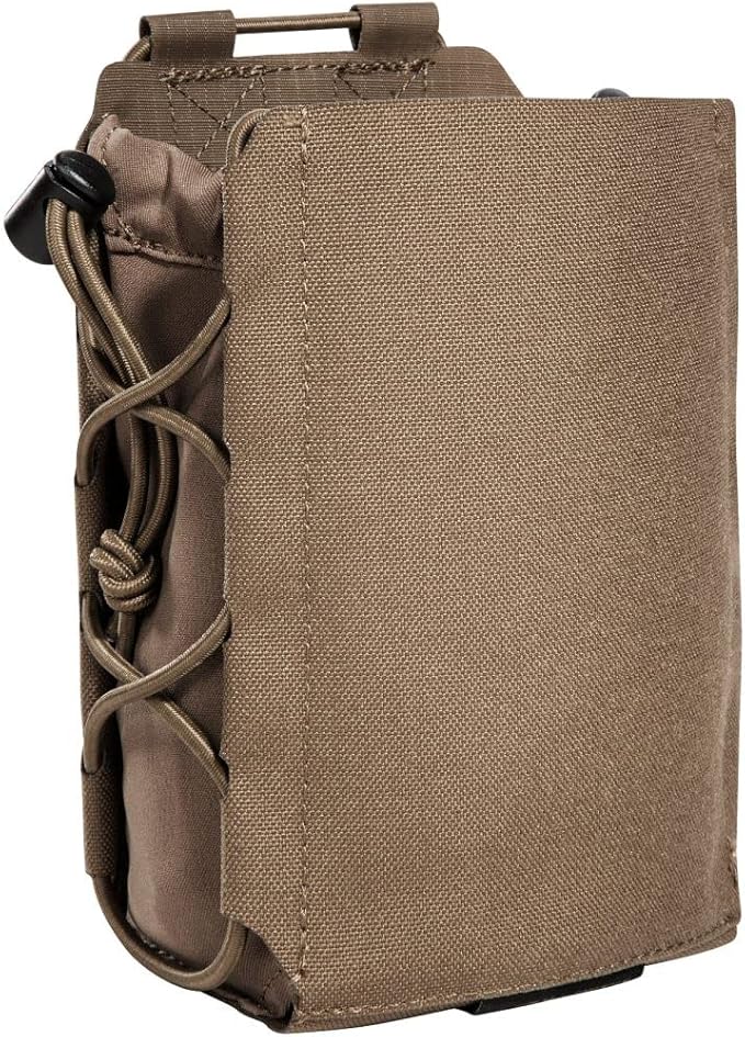 Tasmanian Tiger TT Multipurpose Side Pouch Modular Backpack Accessory Pocket Side Pocket Bottle Pocket with MOLLE System Tripod Bag Coyote Brown