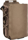 Tasmanian Tiger TT Multipurpose Side Pouch Modular Backpack Accessory Pocket Side Pocket Bottle Pocket with MOLLE System Tripod Bag Coyote Brown