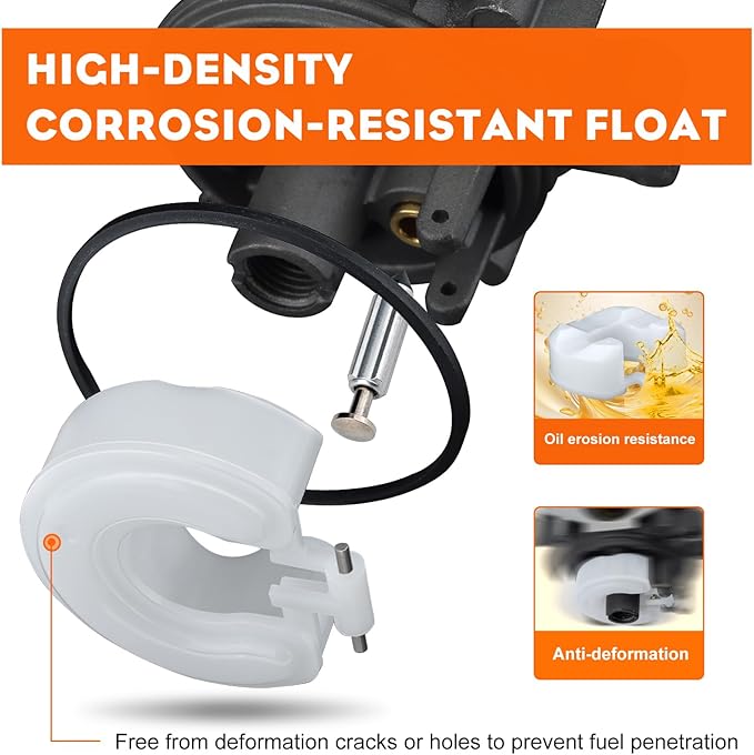 Hipa RY903600 Carburetor Fit for Ryobi 212CC 3600 4500 Watt Easy Start Generators Replace DP242852 16100-Z300410-0099 Generator Carb with Spark Plug Gasket