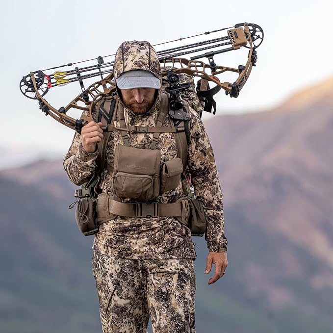 Eberlestock Recon Modular Bino Pack - Advanced Binocular Harness System with Customizable Attachments