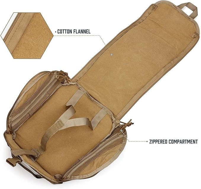 Tactical Helmet BagAirsoft MOLLE Clamshell Helmet Storage Pack Carrying Bag Case