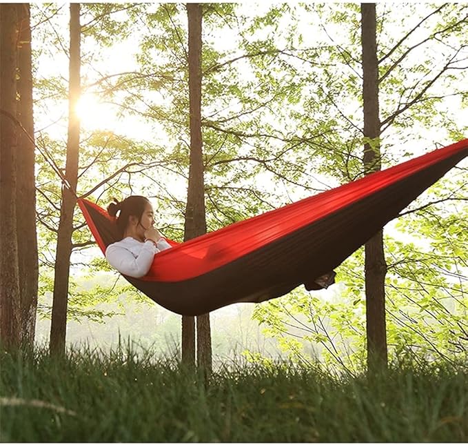 Portable Hammock Portable Hammock Extra Long and Wide Double Hammocks Travel Camping Swing Bed for Outdoor Beach Garden Backyard for Backpacking Beach (Color : C)