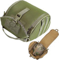 Tactical Helmet Padded Storage Bag 6L Expandable MOLLE Pouch Waterproof with Anti-Scratch Lining Multi-Purpose
