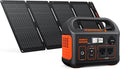 Jackery Solar Generator 300 292Wh Power Station with 40W Solar Panel 300W Pure Sine Wave AC Outlet for RV Outdoors Camping Travel Blackout