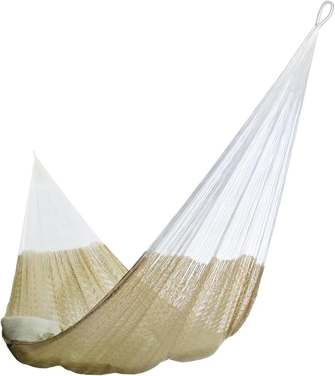 Handmade Hammocks - Hammocks Rada Handmade Yucatan Hammock - Artisan Crafted in Central America - Natural Fits Most 12.5 Ft. - 13 Ft. Stands - Carries Up to 550 Lbs for Two