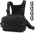 Tactical EDC Chest Bag Utility Molle Chest Rig Pouch with CCW Compartment Adjustable Strap Outdoor Chest Pack