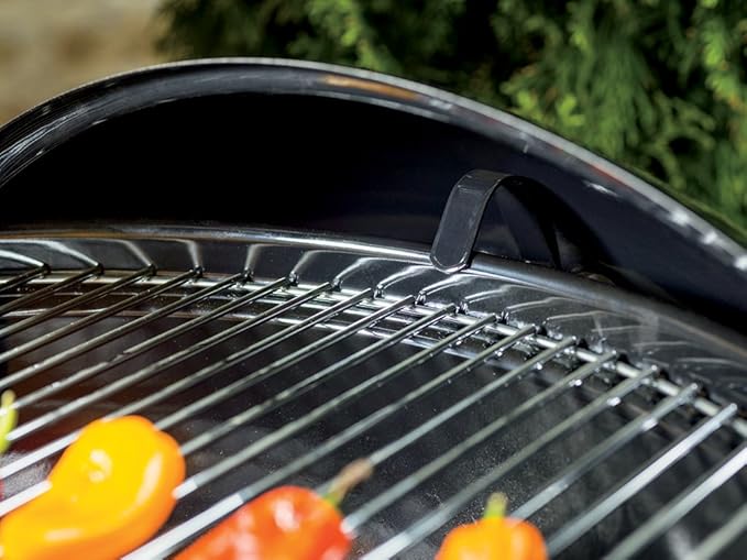 Weber Original Kettle Premium Charcoal Grill 22-Inch Green – Outdoor BBQ Grill with Built‑In Thermometer Heat Control Dampers &amp One‑Touch™ Cleaning System