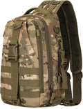 Tactical Daypack Molle Sling Bag for Men Chest Pack Molle Backpack Bug Out Bag