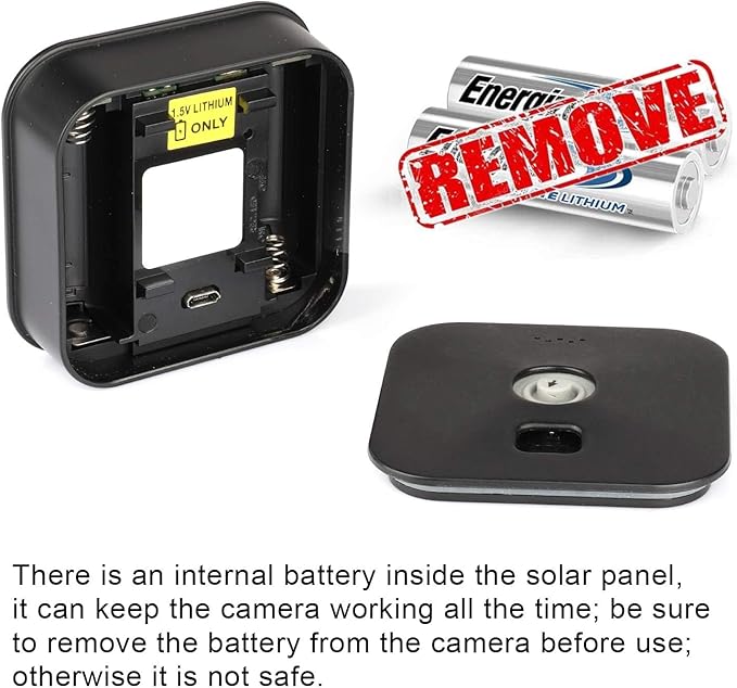 Loyala Solar Panel for Blink Blink Outdoor Camera Solar Panel Outdoor Security Camera Solar Powered Kit with 360° Adjustable Mounting IP66 Waterproof 9.8 Ft Charging Cable (2 Black-2W)