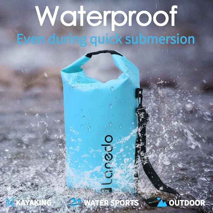 Waterproof Dry Bag for Women Men 30L Roll Top Lightweight Dry Storage Bag Backpack for Travel Swimming Boating Camping Picnic Kayaking Hiking Skiing Camping and Beach