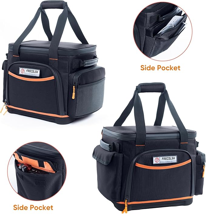 Travel Carrying Case Compatible with Jackery Explorer 1000 Portable Power Station Storage Case with Water- proof Bottom and Pocket for Jackery Accessories Solar Generator Storage Bag Only