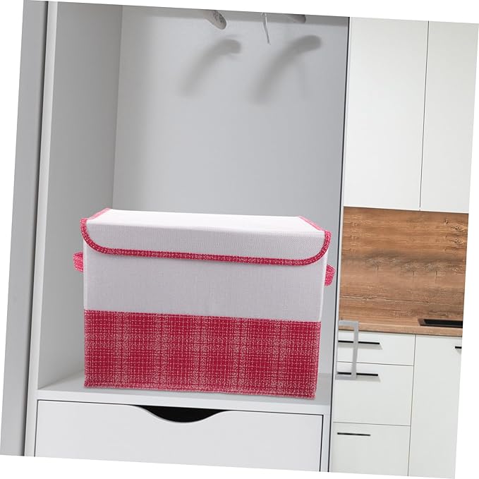 Cabilock Capacity Folding Storage Box Double Lid Household Storage Organizer Keep Your Items Clean Tidy