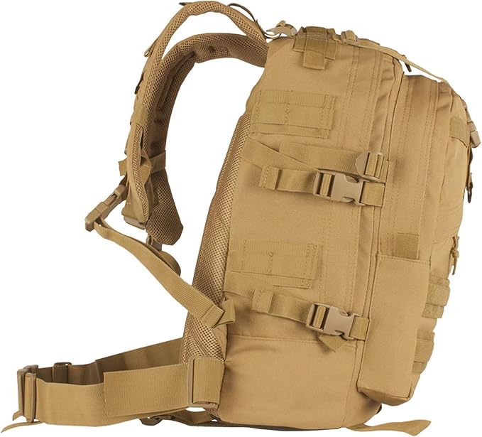 FOX OUTDOOR PRODUCTS Large Transport Pack | 37L Tactical Backpack with Compression Straps Hydration Pocket &amp Modular Webbing