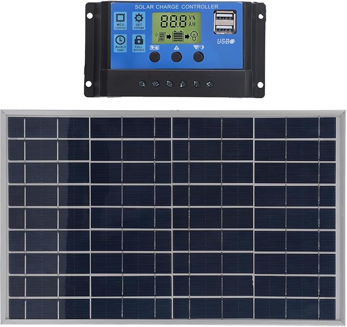 Solar Panel 10W Polycrystalline with Solar Controller for Outdoor Activities