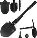 iunio Camping ShovelShovel Folding Portable Multitool Foldable Entrenching Tool Collapsible Spade for Backpacking Trenching Hiking Survival Car Emergency
