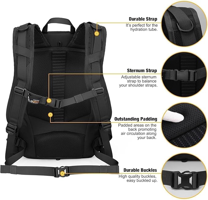 Mardingtop Small Military Tactical Backpack for Men25L Molle Cordura Backpack for HikingCampingRucking