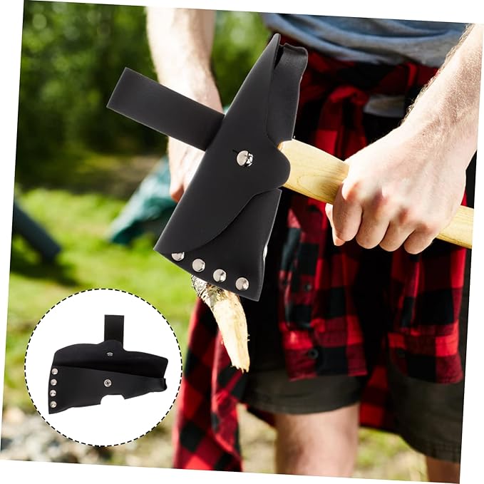 ibasenice 3pcs Portable Hatchet Sleeve Protective Cover for Outdoor Camping Barbecue and Tool Storage Fit for Axes Functional and Decorative Design