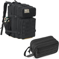 QT&ampQY 45L Tactical backpack &amp Tactical Toiletry Bag