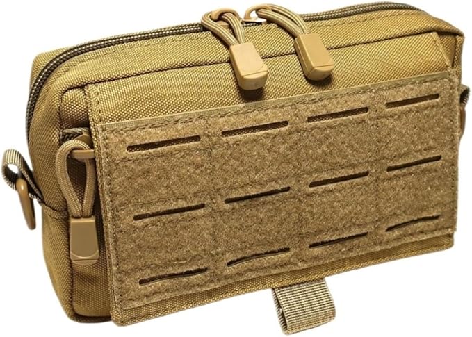 Compatible For Tactical Admin Pouch Utility Cut Tool Bag Horizontal Modular Pouches(Black)