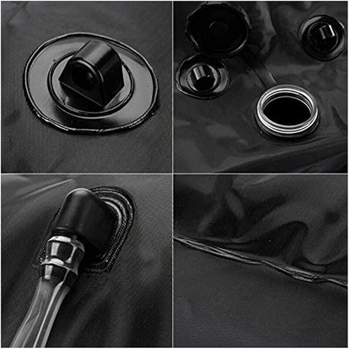 40L Solar Shower Bag Water Bag Energy Heated Solar Heated Outdoor Camping Shower with Advanced Shower Head Leak - Proof PVC Material for Hiking Beach Travel and Emergency Use