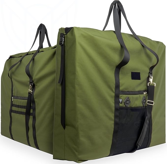 Xtreme Sight Line ~ AQUA G SØLAR 180 Waterproof Faraday Bag for Solar Panels and Large Electronics ~ Protects Against EMP/CME/EMF/RF ~ Diamond Form Faraday Lined ~ 1000D Nylon ~ OD Green