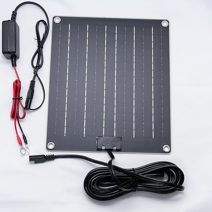 12V Load Trail 090329 Solar Battery Charger for Dump Trailers- 10 Watt